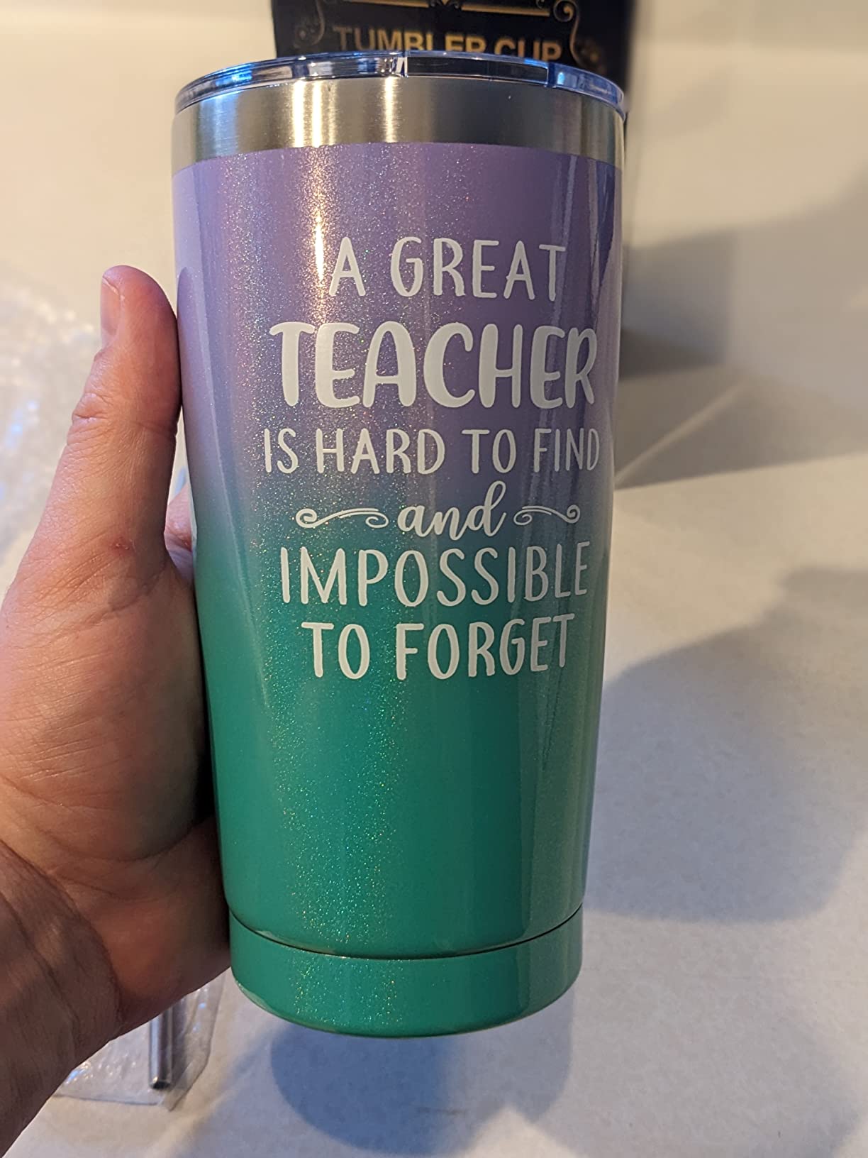 Music Teacher Gifts for Men Women - Gifts for Music Lovers - 20oz Musical Note Tumbler customer photo 2
