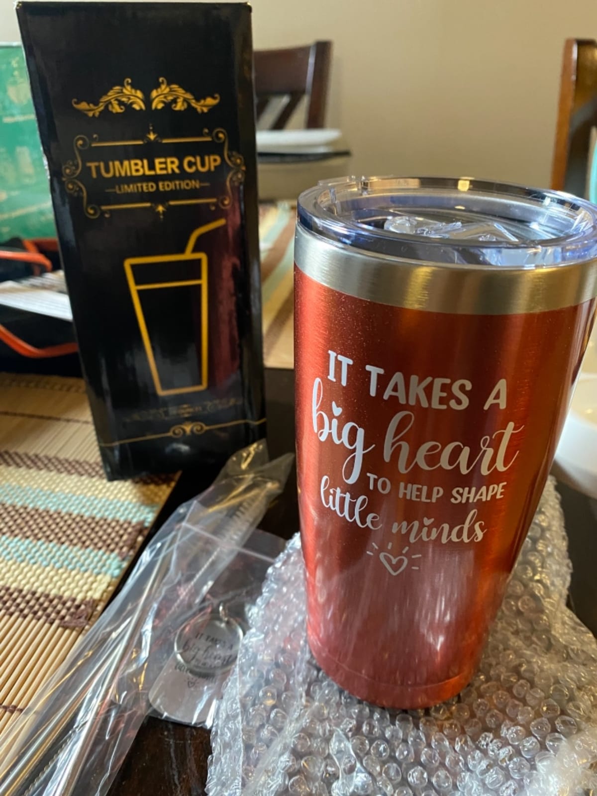 Fufandi Music Lover Gifts for Men Male, Him, Music Teacher Gift - Tumbler Cup 20oz customer photo 2