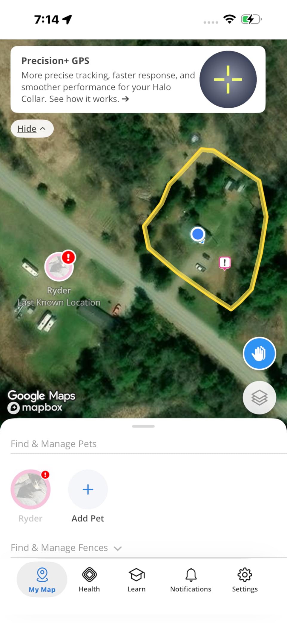 Halo Collar 5 GPS Wireless Dog Fence, Midnight | Keep Your Dog Safe with Custom Boundaries, Real-Time Tracking, and Instant Alerts at Home, Away, or Off-Grid customer photo 1