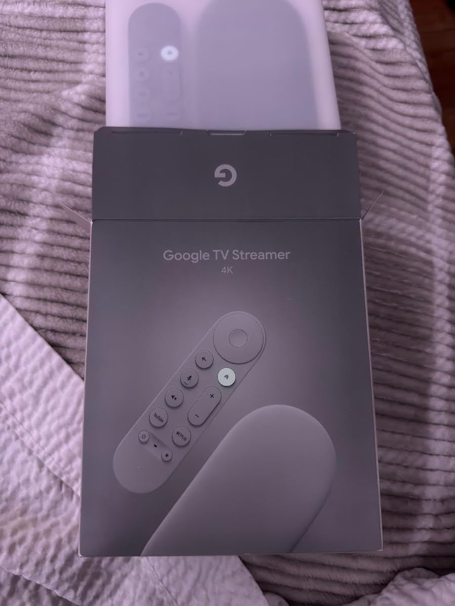 Google TV Streamer 4K - Fast Streaming Entertainment on Your Device with Voice Search Remote - Watch Movies, Shows, Live, and Netflix in HDR - Smart Home Control - 32 GB of Storage - Hazel customer photo 1