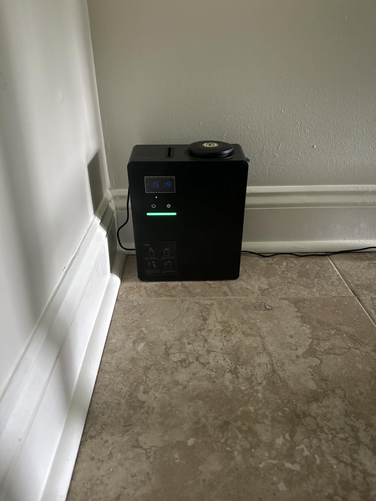 Waterless Essential Oil Diffuser 5000 Sq.Ft Coverage for Large Home, Hotel, or Office, 200ml Cold Air Scent Diffuser Machine with Bluetooth App Control, Quiet No-Heat HVAC Fragrance Diffuser customer photo 1