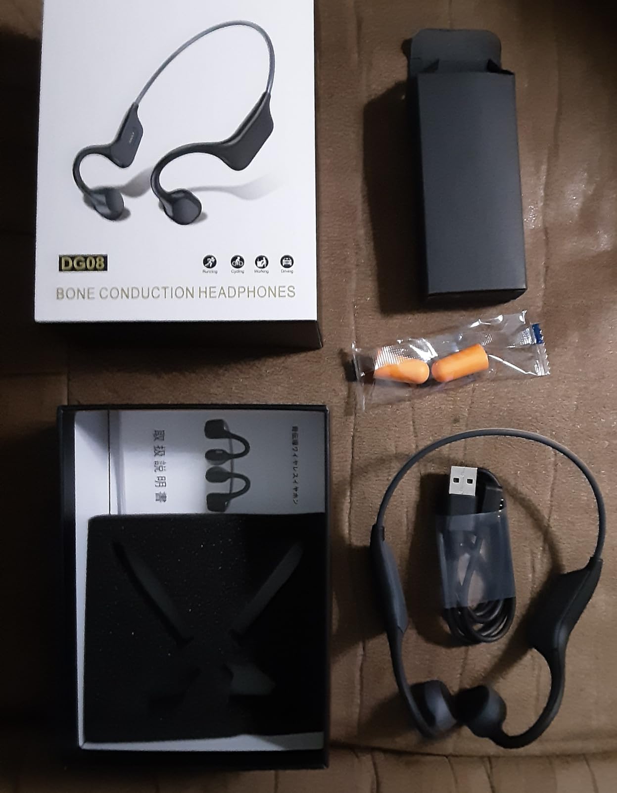 Swimming Headphones-Bone Conduction Headphones, IP68 Waterproof Open Earphones, LiteSurge Bluetooth 5.4 Underwater Sport Earbuds with 32 GB MP3 Memory for Swimming, Marathon-Black customer photo 1