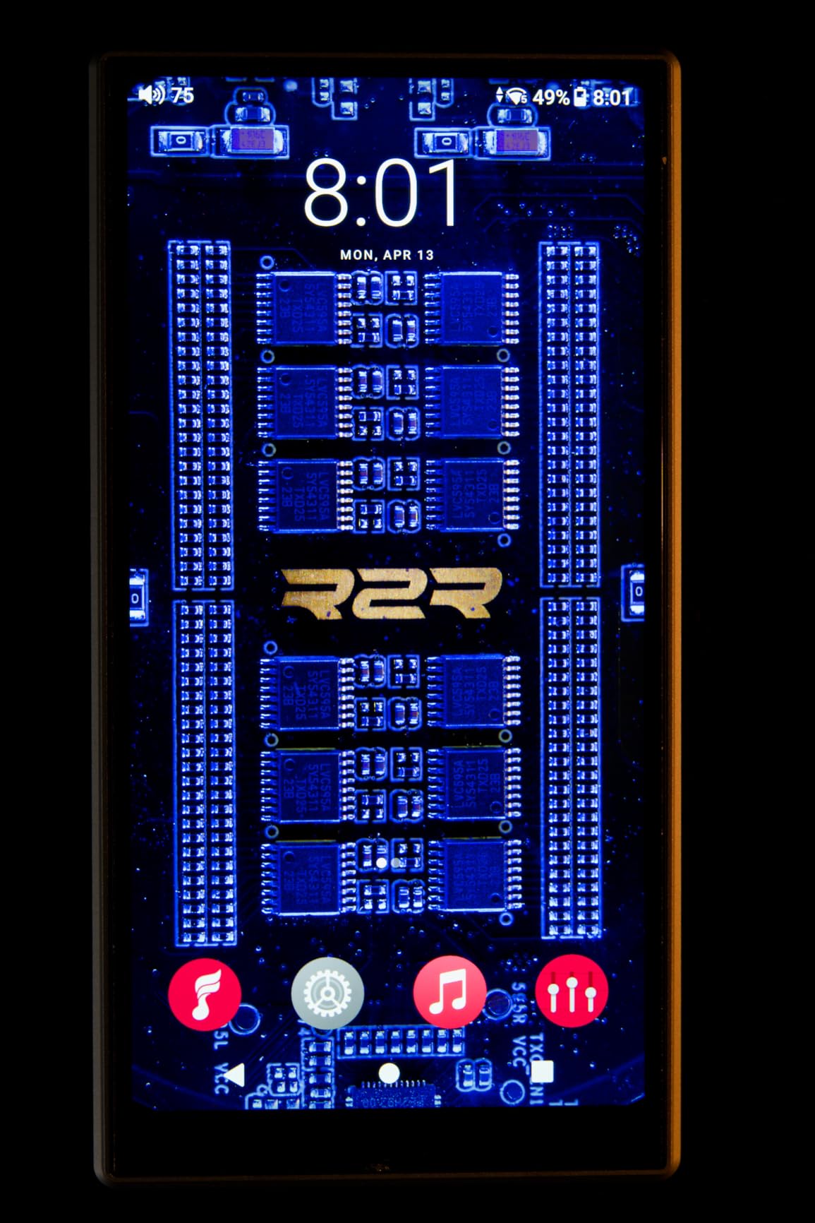 FiiO M33 R2R Portable HiFi Music Player, Snapdragon 680, 8GB RAM + 128GB Storage, True R2R DAC, XMOS XU316 USB Audio, 1100mW Balanced Output, AUTO EQ, 5.5