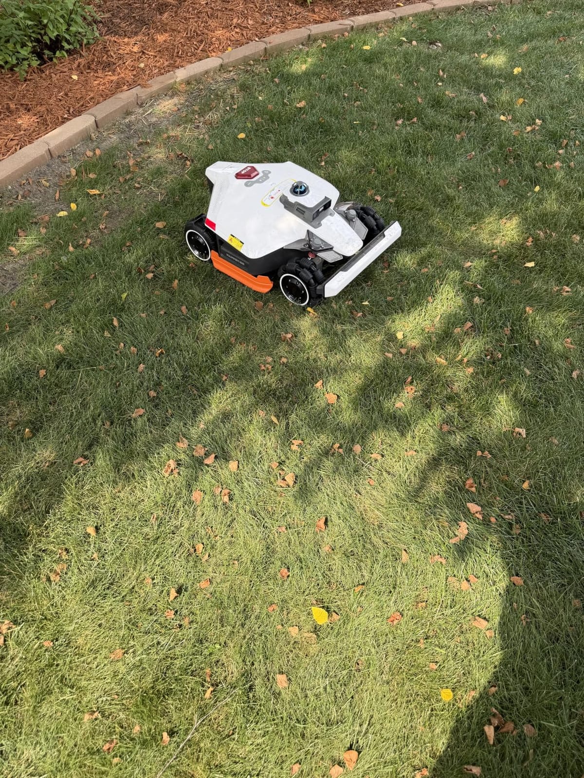 Mammotion LUBA 3 AWD 3000H Robot Lawn Mower for 0.75 Acre, 360° LiDAR+NetRTK+AI Vision Tri-Fusion Positioning, All-Wheel-Drive for 80% Slopes, 30 Multi-Zone Management, Cutting Height 2.2