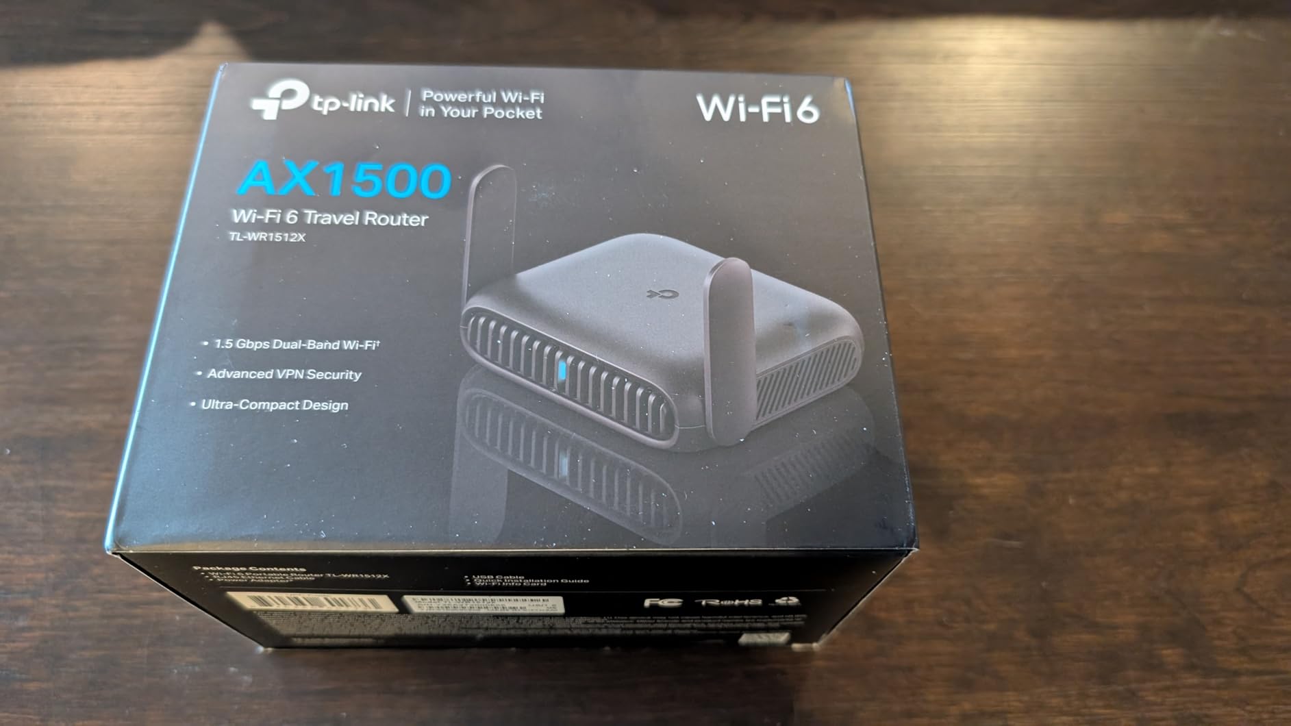 TP-Link Roam 6 AX1500 Portable Wi-Fi 6 Travel Router Dual-Band USB C 3.0, Easy Public WiFi Sharing, Hotel/RV/Travel Approved, Phone WiFi Tether, Multi-Mode, OpenVPN, WireGuard (TL-WR1512X) customer photo 2