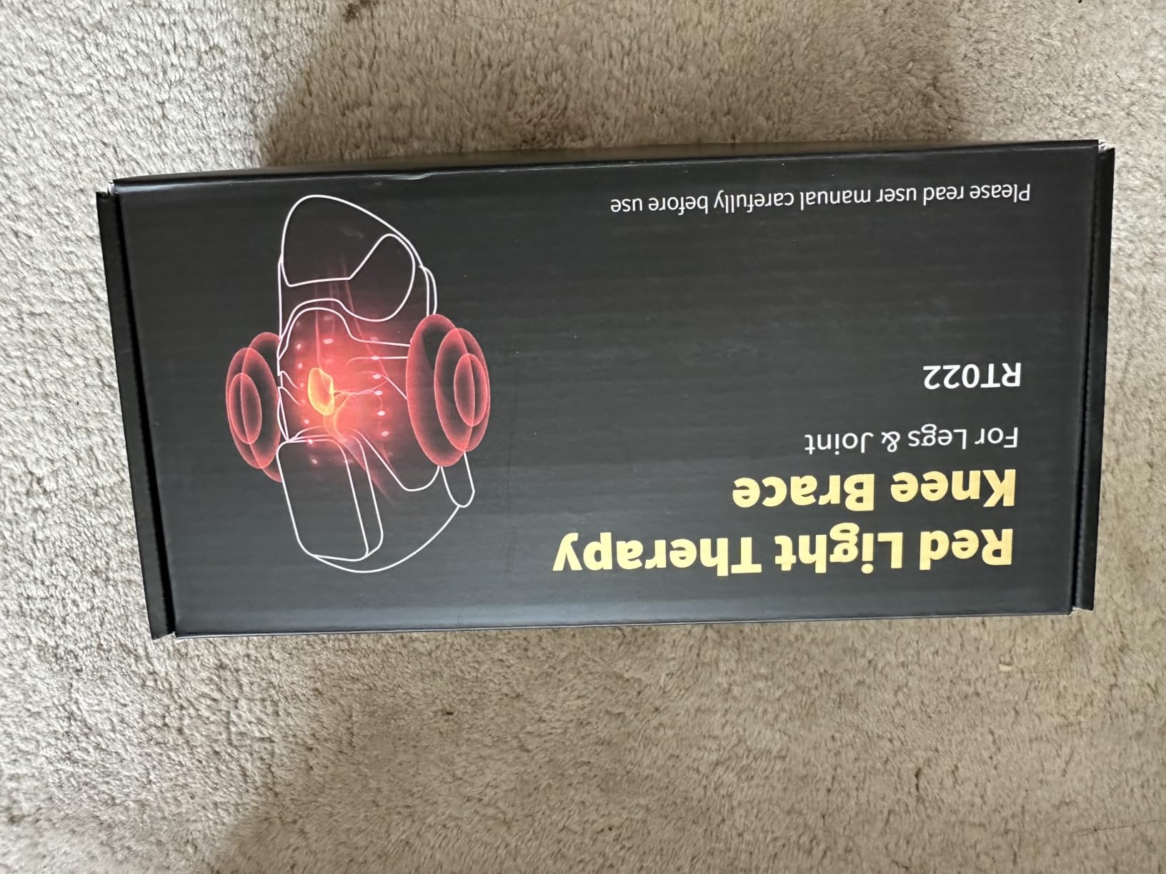 Red Light Therapy Knee Massager 660nm & 850nm, Heated Vibration Knee Brace Cordless Rechargeable 5000mAh, Timer & Pulse Modes for Knee Elbow Shoulder Joint Comfort Support Device customer photo 1