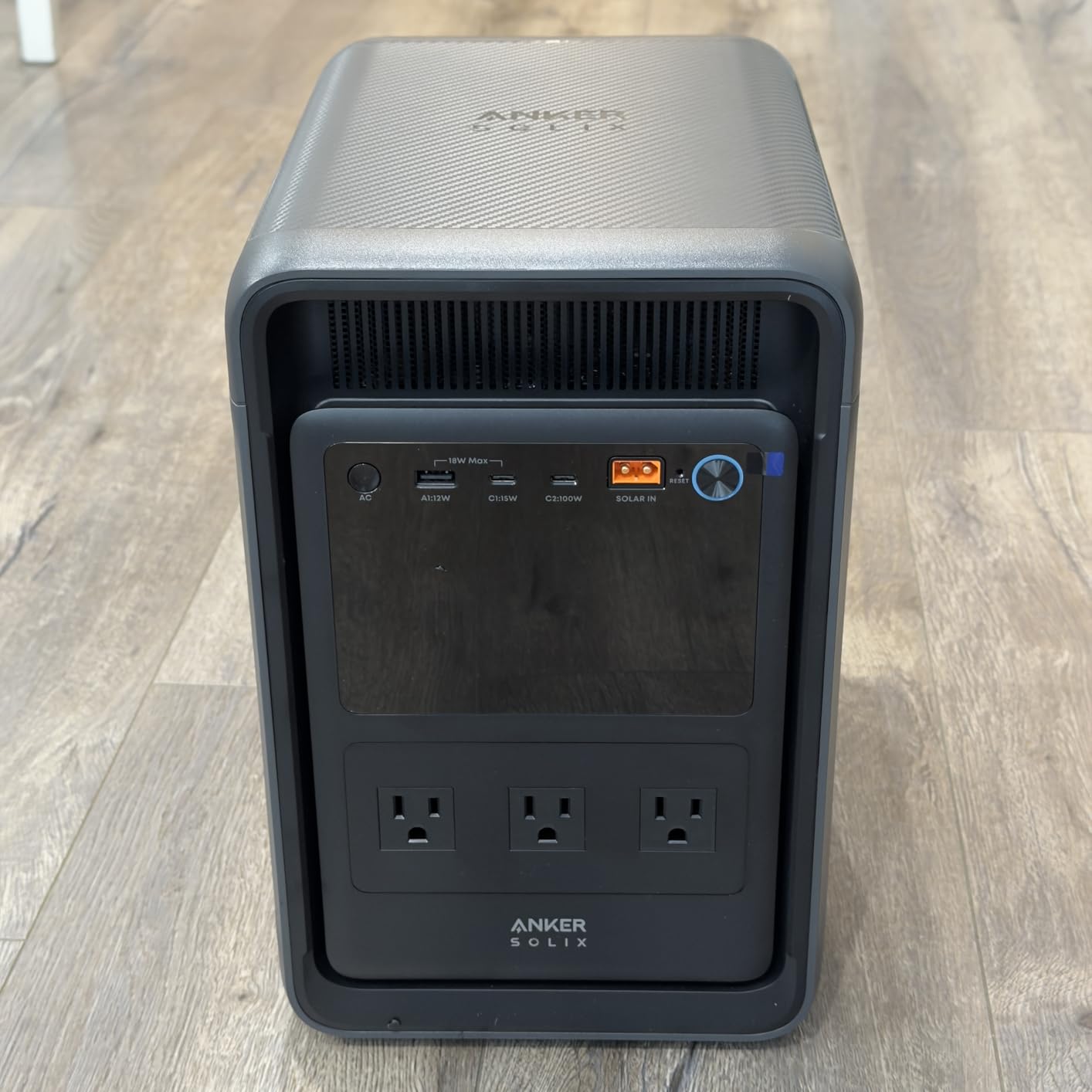 Anker SOLIX S2000 Portable Power Station, 2,010Wh, 3,000W Peak, Home Backup | LiFePO4 Battery, Up to 35-Hour Fridge Backup, 1,500W Solar Generator for Home, UPS, Outdoor, and Emergency Use customer photo 1