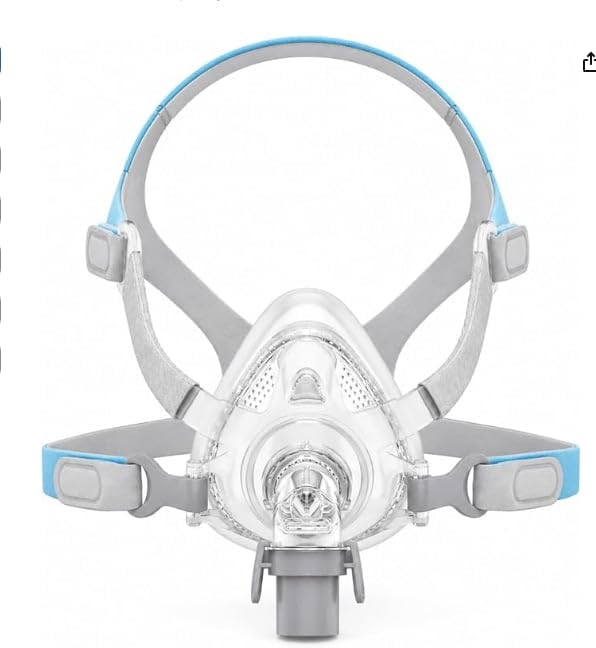 Full Face CPAP Masks with Headgear, Replacement Mask Set for F20, TMS Comfort Series Nasal CPAP MASK, Full Cover Assembly Kit, Elbow and Cushion, L customer photo 1