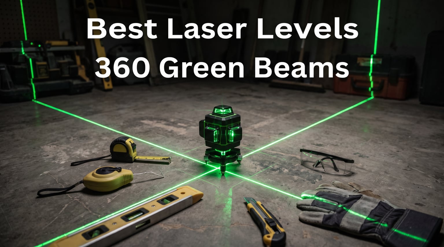 Best Laser Levels with 360-Degree Green Beams