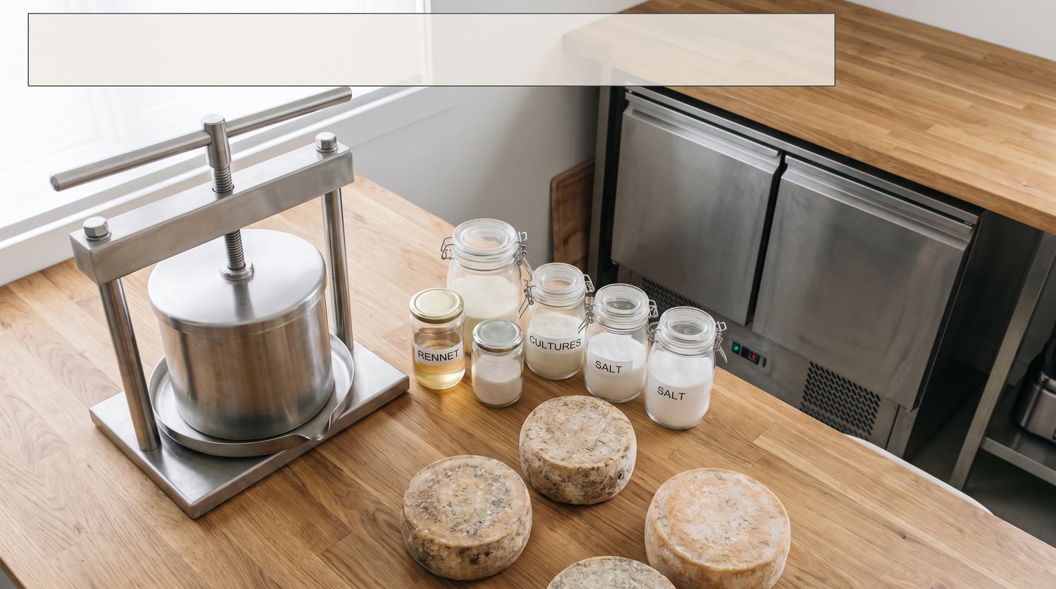 Best Professional Cheese Making Kit with Aging Fridge