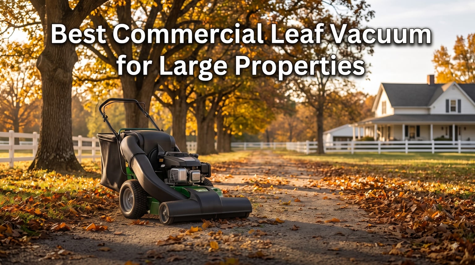 Best Commercial Leaf Vacuum for Large Properties