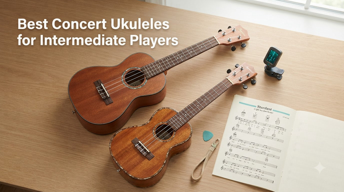 Best Concert Ukuleles for Intermediate Players