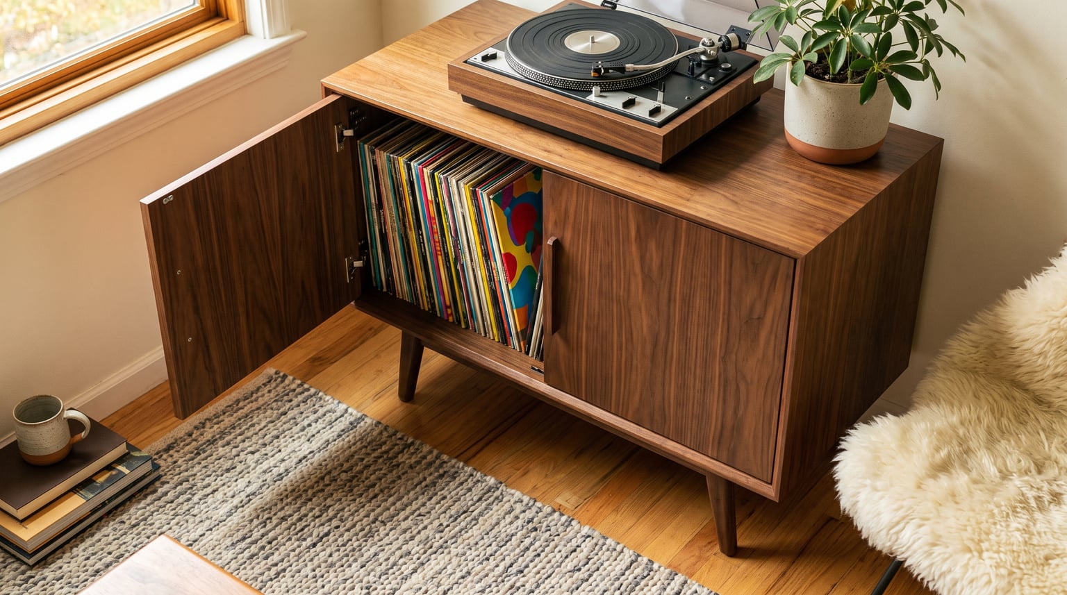 Best Vinyl Record Storage Cabinets