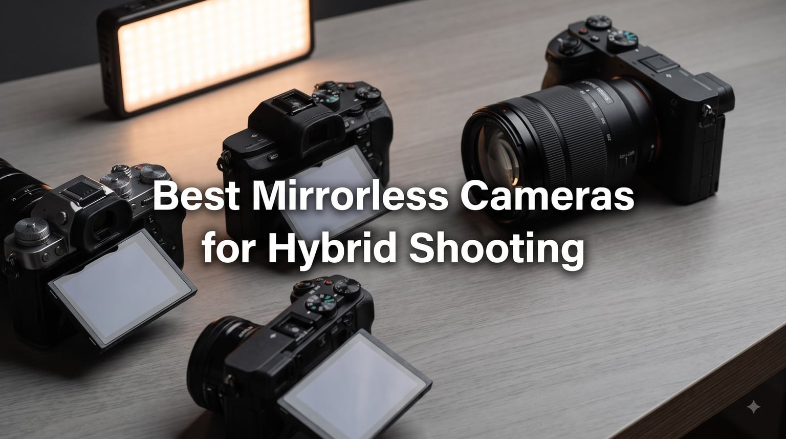 Best Mirrorless Cameras for Hybrid Shooting