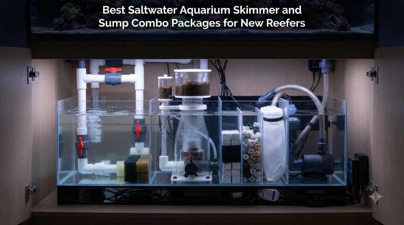 Best Saltwater Aquarium Skimmer and Sump Combo Packages for New Reefers