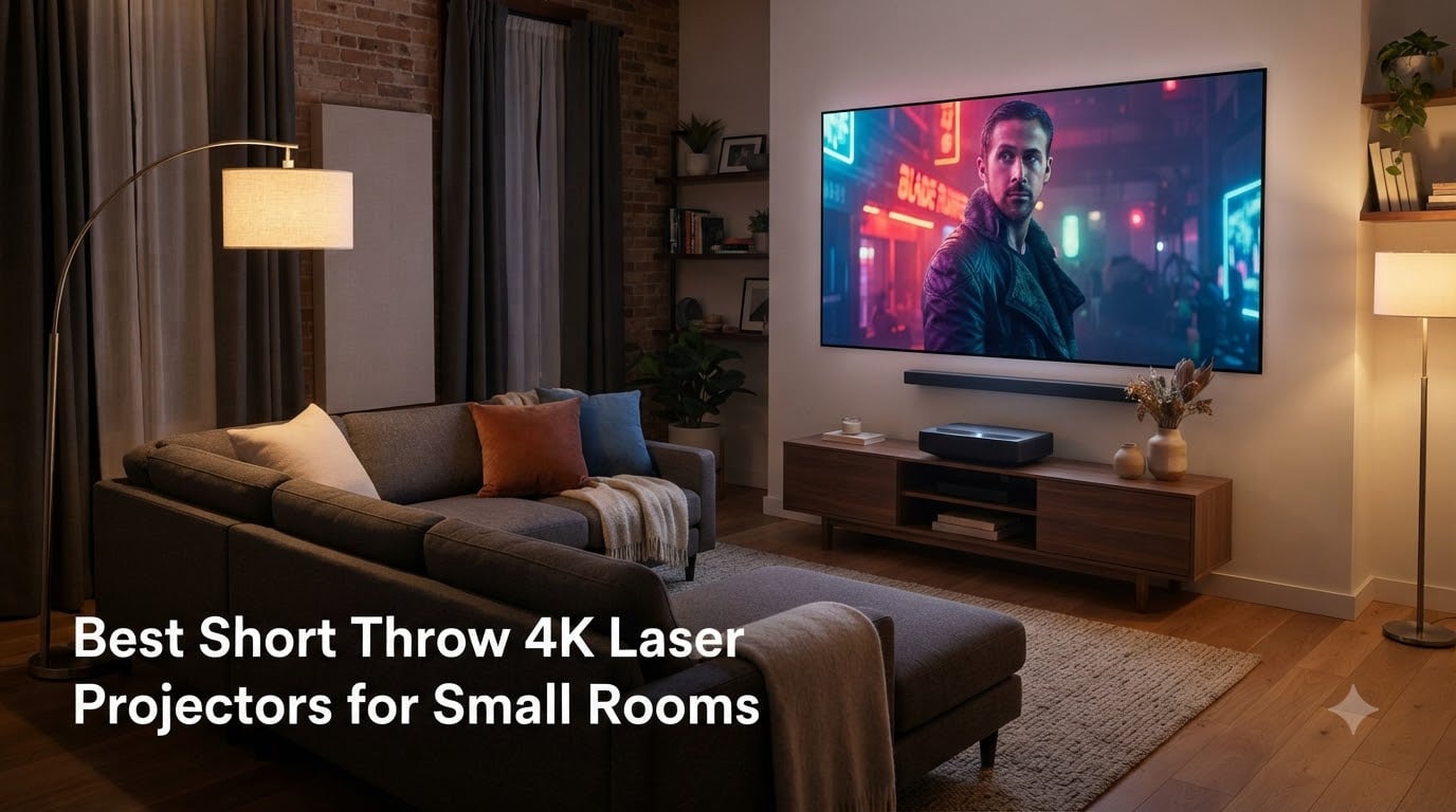 Best Short Throw 4K Laser Projectors for Small Rooms