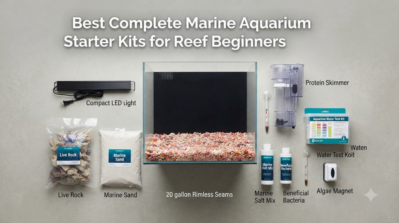 Best Complete Marine Aquarium Starter Kits for Reef Beginners