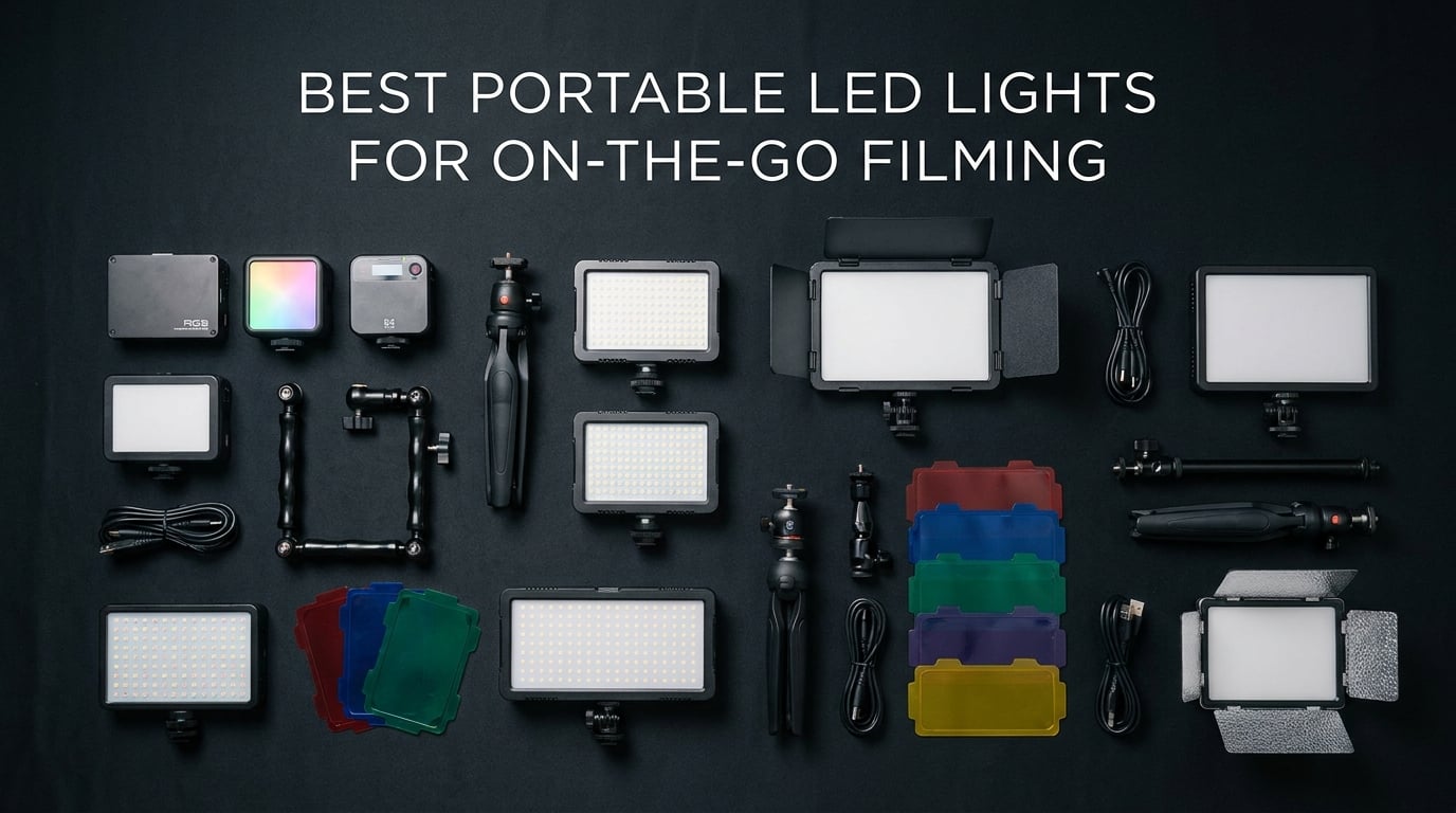 Best Portable LED Lights for On-the-Go Filming