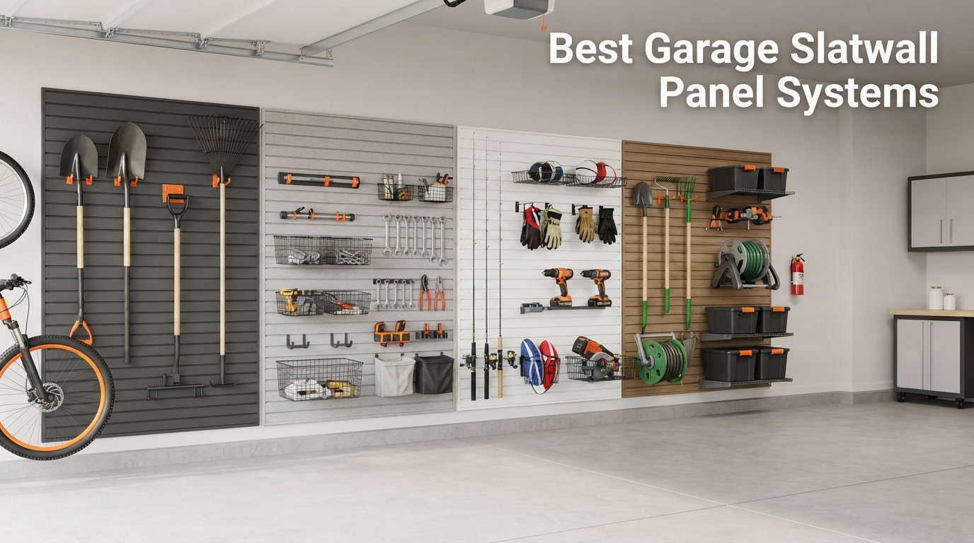 Best Garage Slatwall Panel Systems