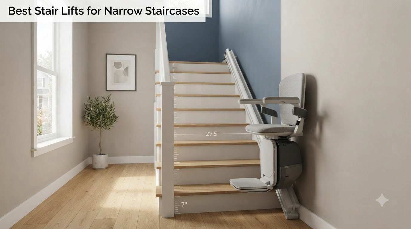 Best Stair Lifts for Narrow Staircases