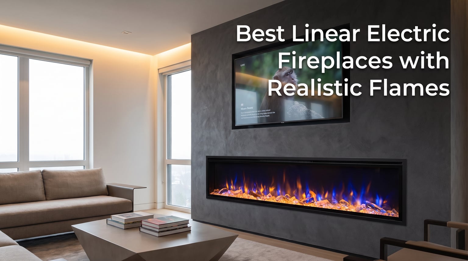 Best Linear Electric Fireplaces with Realistic Flames