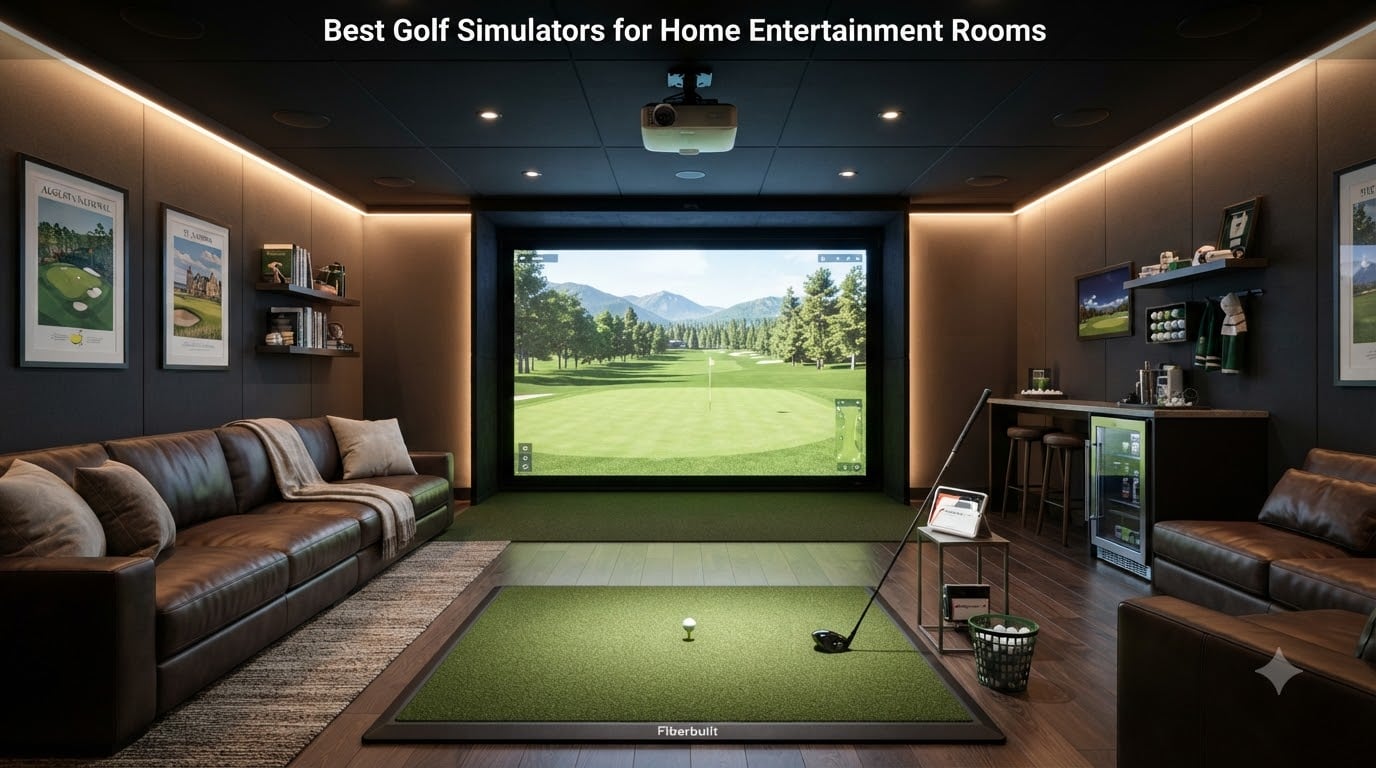 Best Golf Simulators for Home Entertainment Rooms