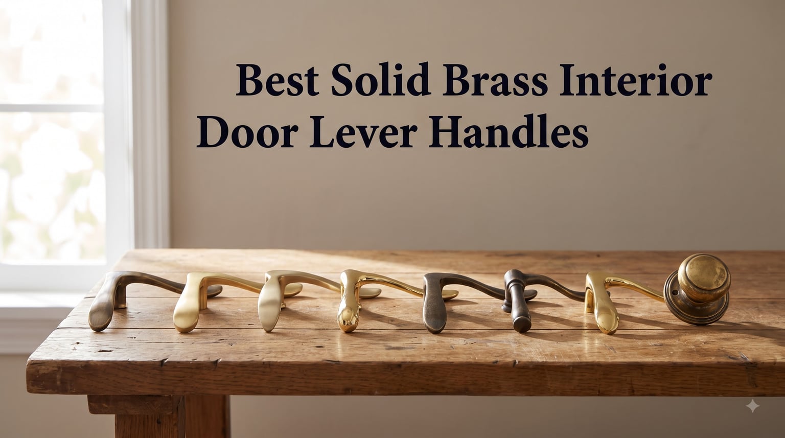 Best Solid Brass Interior Door Lever Handles