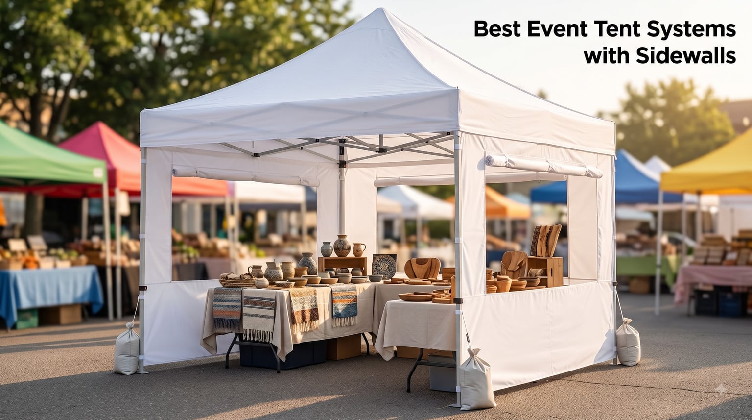 Best Event Tent Systems with Sidewalls