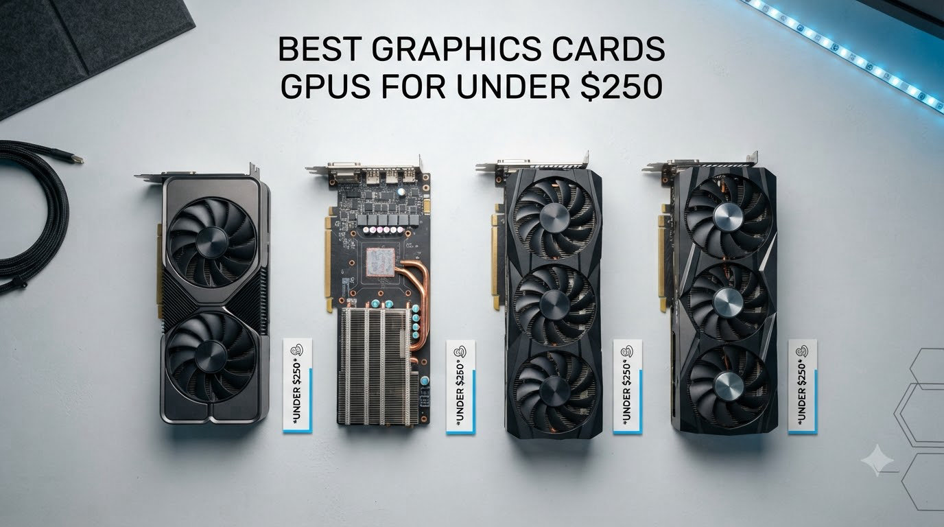 Best Graphics Cards GPUs For Under $250