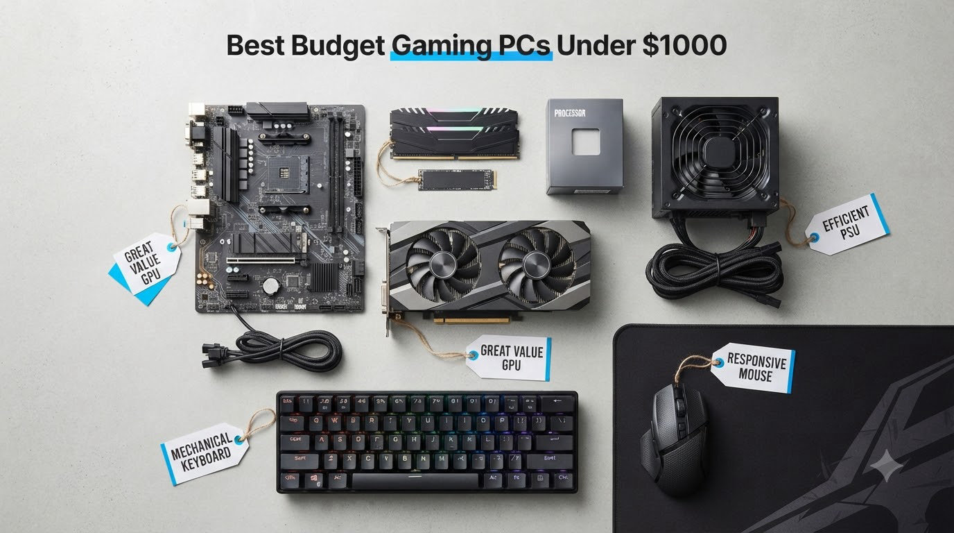 Best Budget Gaming PCs Under $1000