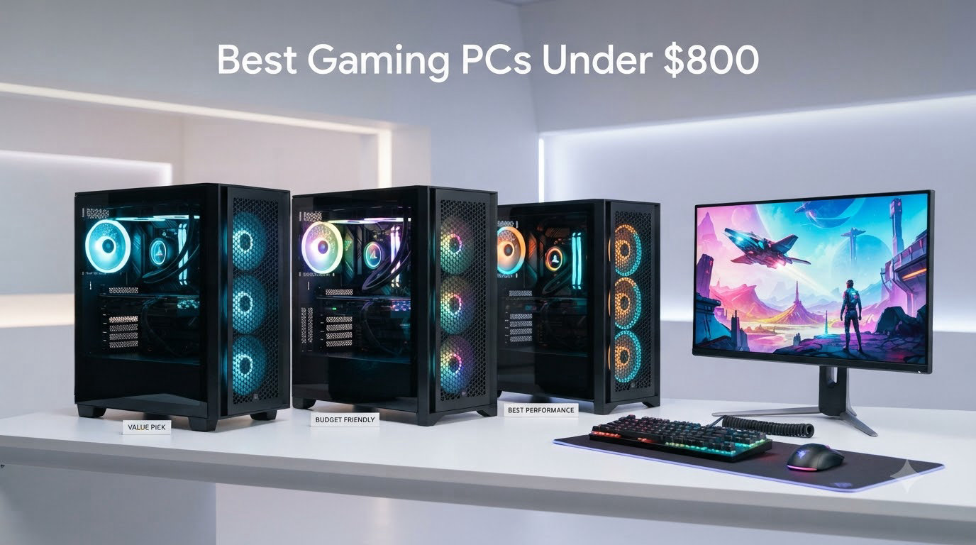 Best Gaming PCs Under $800