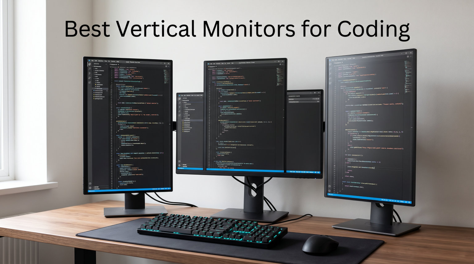 Best Vertical Monitors for Coding