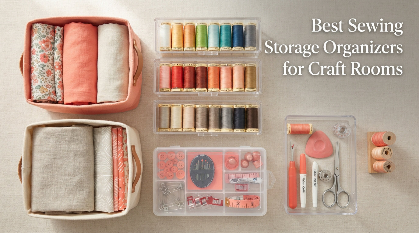 Best Sewing Storage Organizers for Craft Rooms