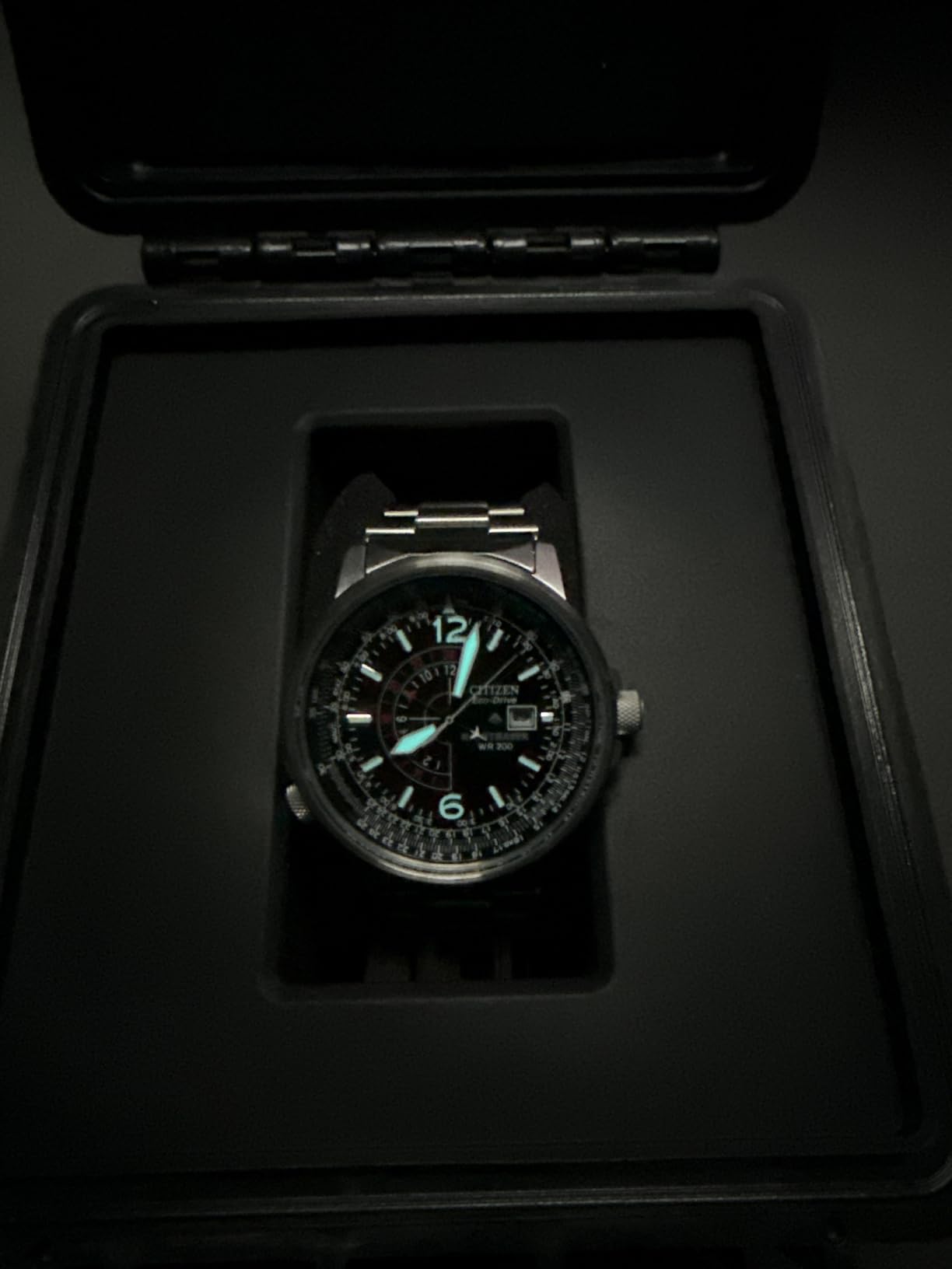 CITIZEN Men's Eco-Drive Promaster Nighthawk 42mm Stainless Steel BJ7000-52E customer photo 1