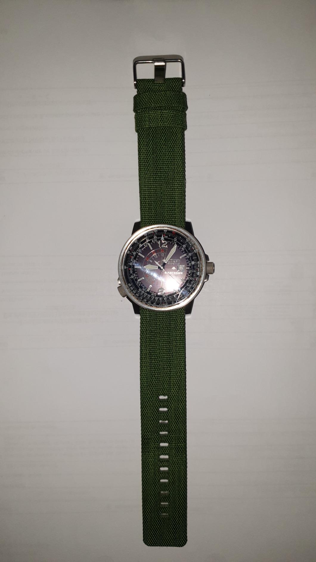 CITIZEN Men's Eco-Drive Promaster Nighthawk 42mm Stainless Steel BJ7000-52E customer photo 2