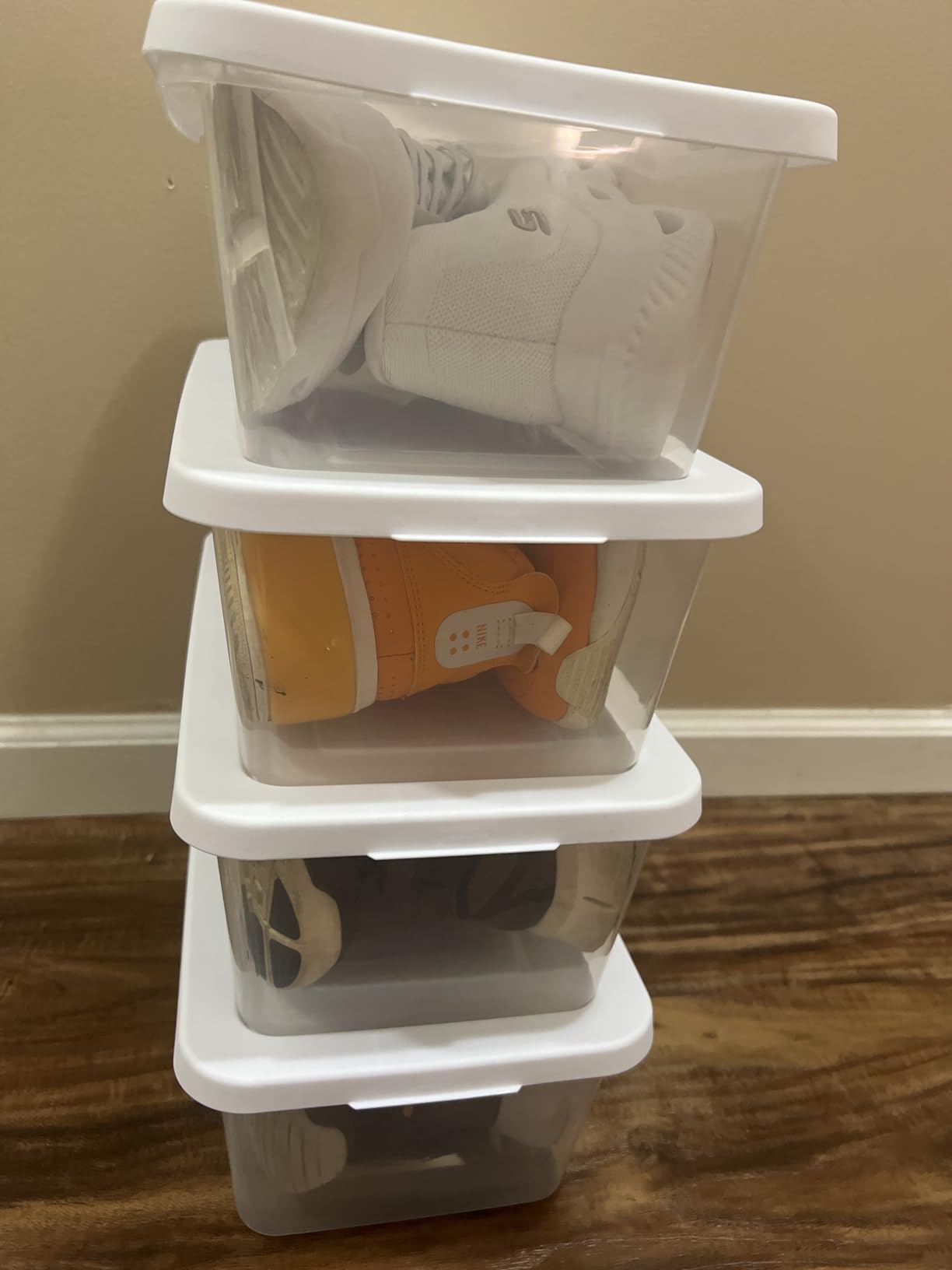 Sterilite Storage Boxes, Stackable Clear Plastic Bins, 6 Quart, 12-Pack customer photo 1