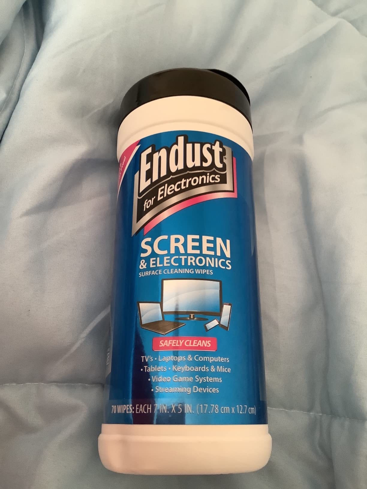 Endust for Electronics; Screen & Surface Cleaning Wipes, Great LCD and Plasma Wipes, 70 Wipes (11506) customer photo 2