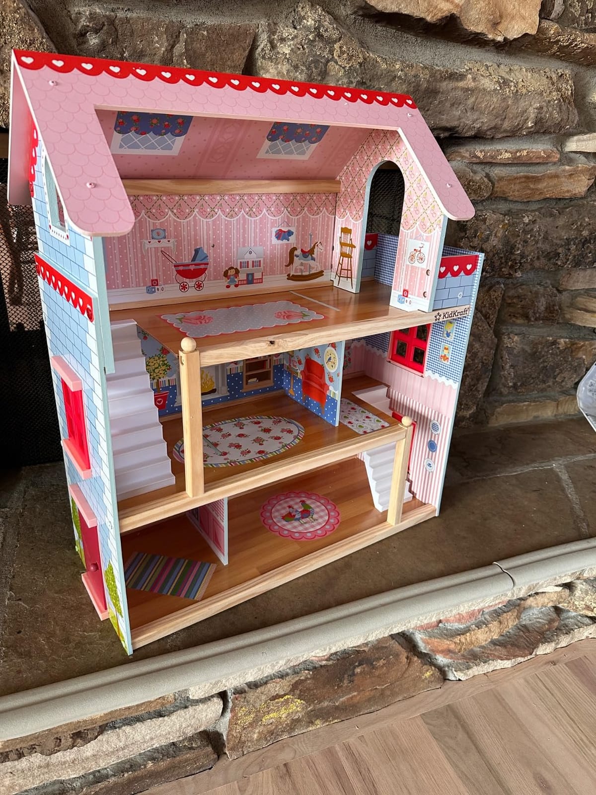 KidKraft Chelsea Doll Cottage Wooden Dollhouse with 16 Accessories customer photo 2