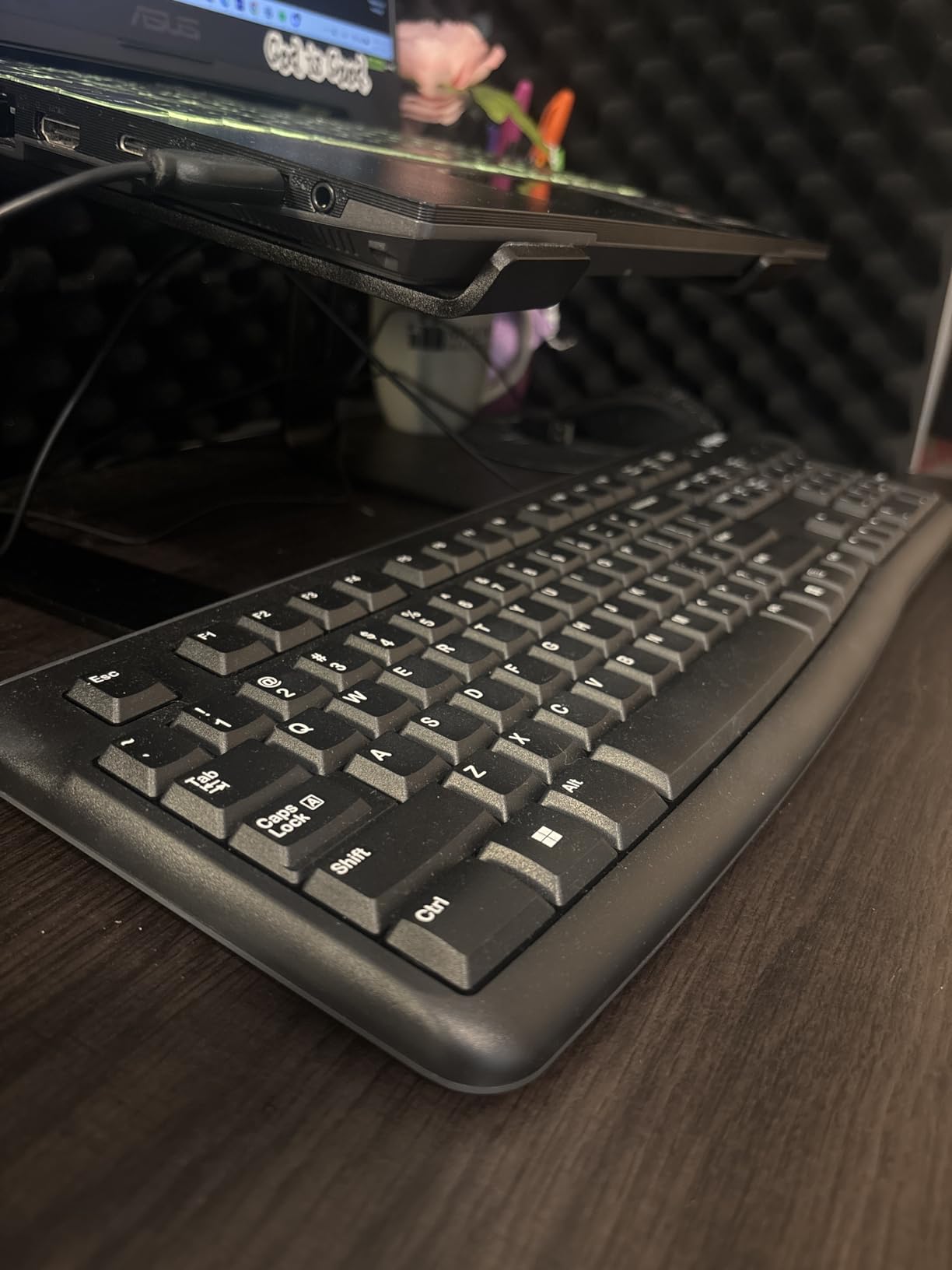 Logitech K120 Full Size Wired Keyboard USB Plug-and-Play Windows - Black customer photo 1