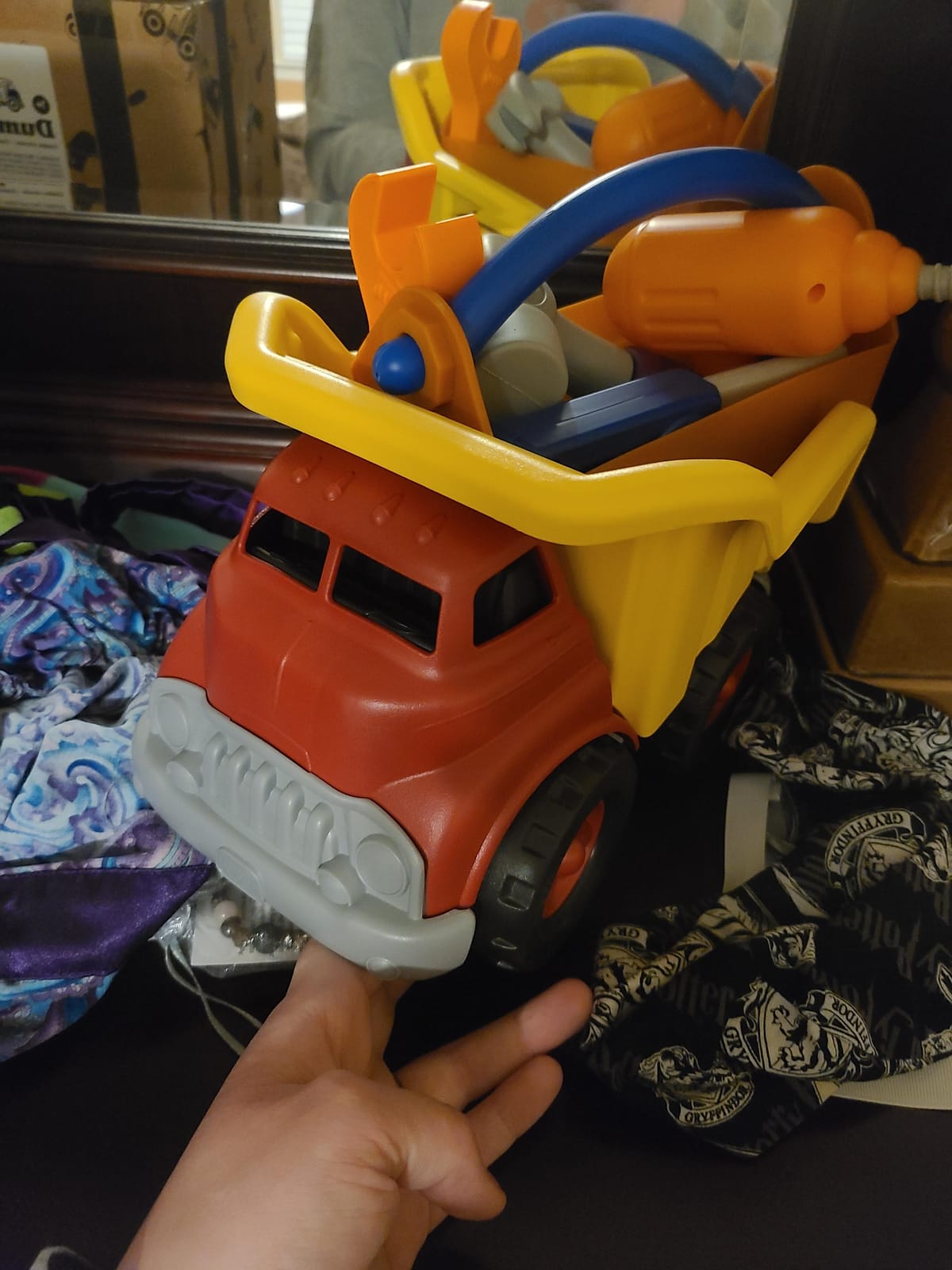 Learning Resources New Sprouts Fix It! My Very Own Tool Set - 6 Pieces, Ages 2+ Toddler Learning Toys, Develops Fine Motor Skills, Toddler Tool Set, First Tool Box, Kids Tool Set,Stocking Stuffers customer photo 1