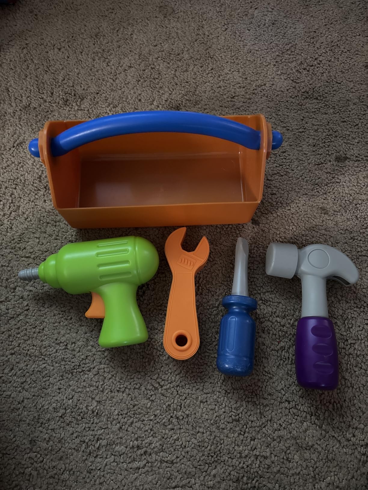 Learning Resources New Sprouts Fix It! My Very Own Tool Set - 6 Pieces, Ages 2+ Toddler Learning Toys, Develops Fine Motor Skills, Toddler Tool Set, First Tool Box, Kids Tool Set,Stocking Stuffers customer photo 2