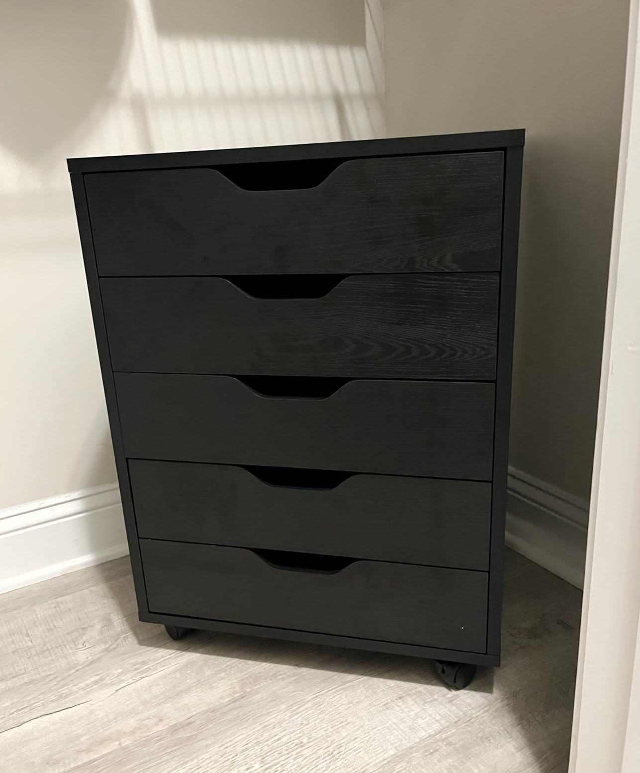 Winsome Halifax 5-Drawer Storage Cabinet, Black (20519) customer photo 2