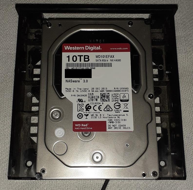 Western Digital 2TB WD Red Plus NAS Internal Hard Drive HDD - 5400 RPM, SATA 6 Gb/s, CMR, 64 MB Cache, 3.5