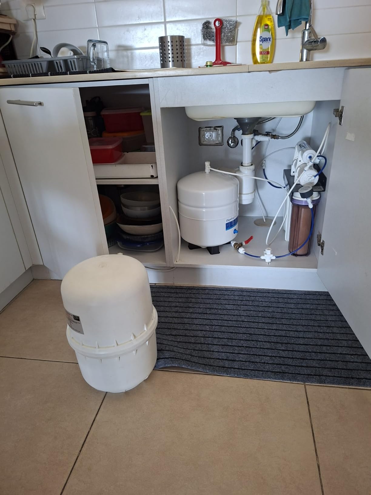 iSpring CU-A4 4-Stage Ultra Filtration Under Sink Water Filter System customer photo 2