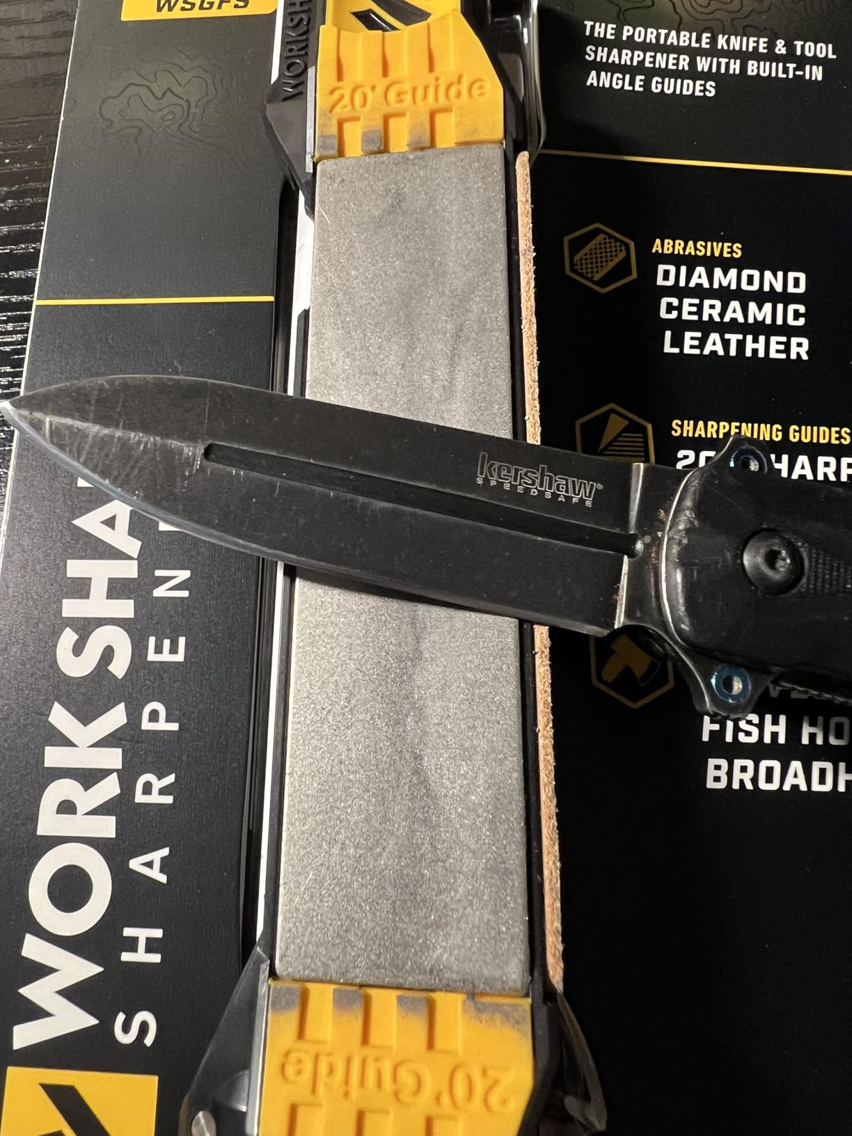 Work Sharp Guided Field Sharpener, Compact Travel Knife Sharpener Tool customer photo 2