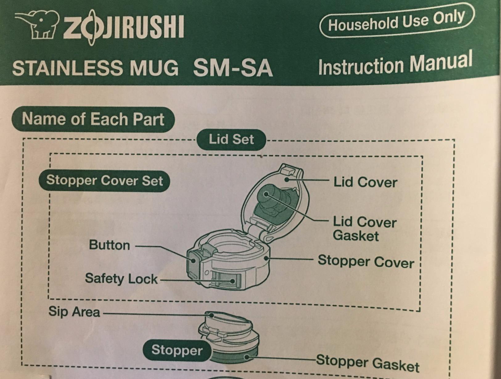 Zojirushi SM-SA60BA Stainless Steel Vacuum Insulated Mug, 1 Count (Pack of 1), Black, 20 oz. customer photo 2