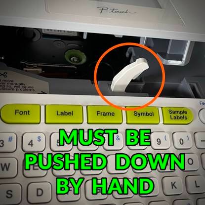 Brother P-Touch Monochrome Label Maker, Versatile Easy-to-Use Labeler, PTD400AD, AC Adapter, QWERTY Keyboard, Multiple Line Labeling, White customer photo 2