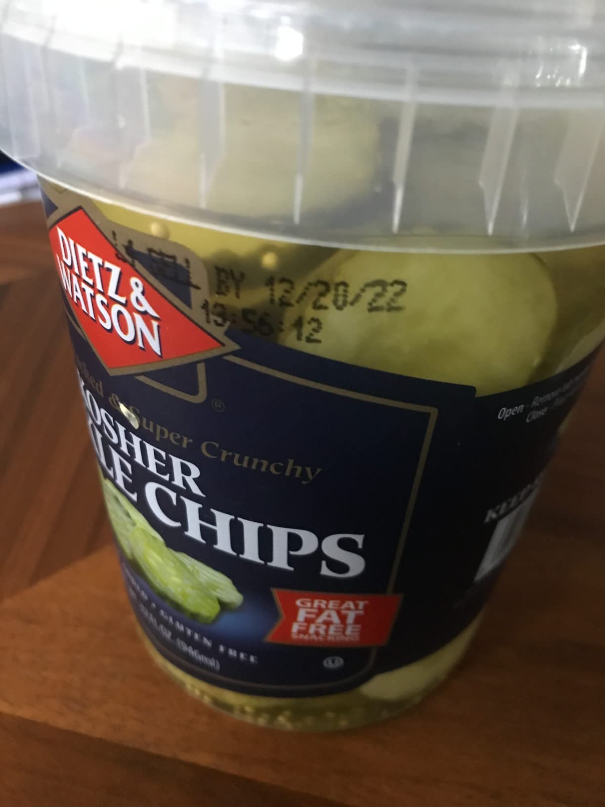 Dietz & Watson Kosher Pickle Chips, 32 oz customer photo 1