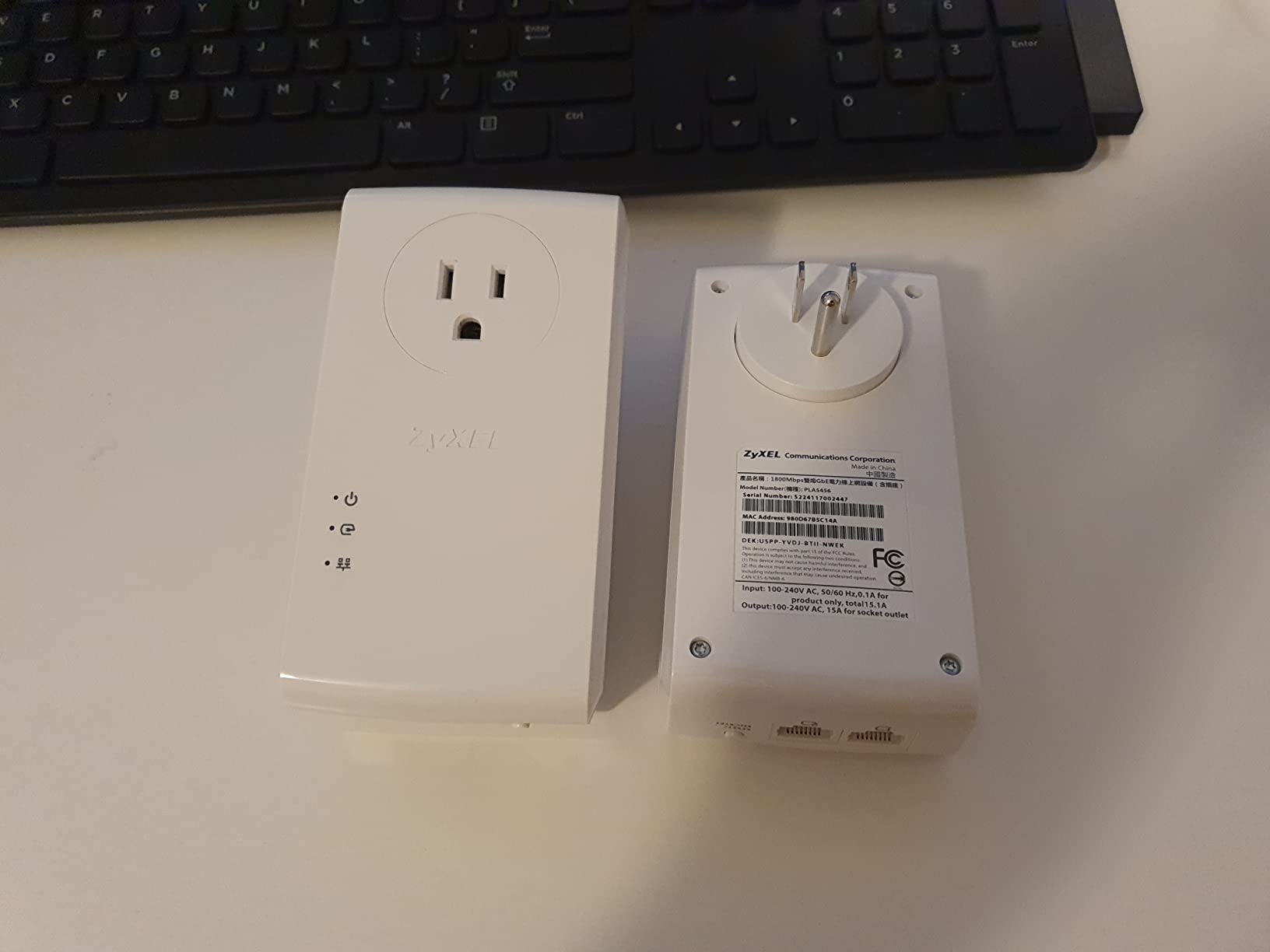 Zyxel AV2000 Powerline Ethernet Adapter Starter Kit | Pass-Thru Power | Plug & Play | MIMO | HomePlug AV2 | 2 x Gigabit Ethernet | Ideal for Smart TVs, On-Line Games, 4K Streaming | PLA5456KIT customer photo 1