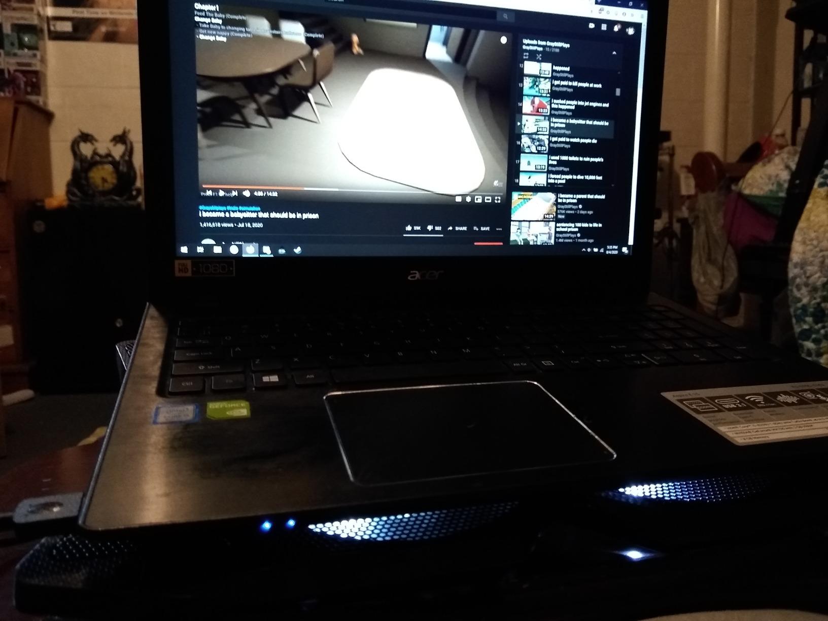 Laptop Cooling Pad with 4 Fans at 1200 RPM - USB Stand for PC and Consoles customer photo 1